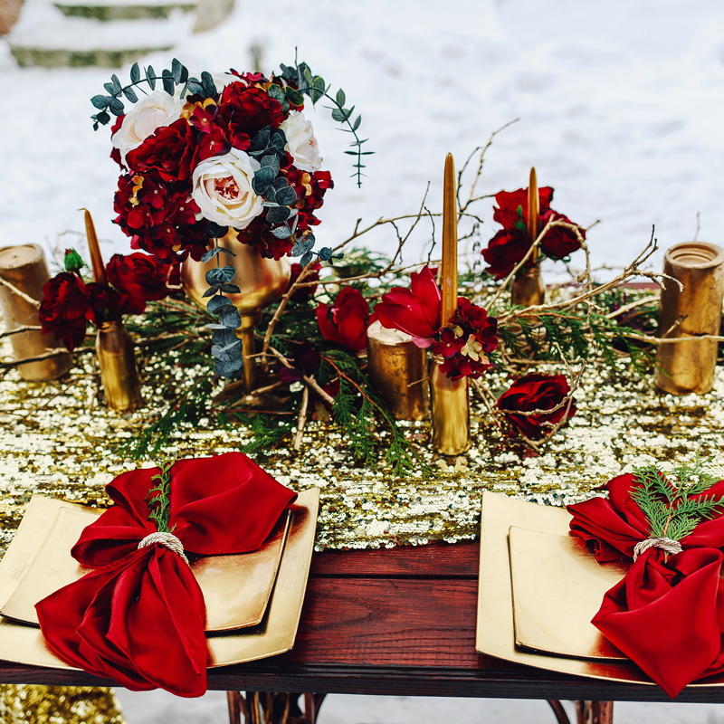 Dayton Wedding Show Table Setting