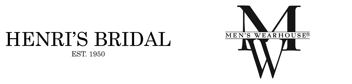 henri-bridal--mens-wearhouse-logo henri bridal and mens wearhouse logo